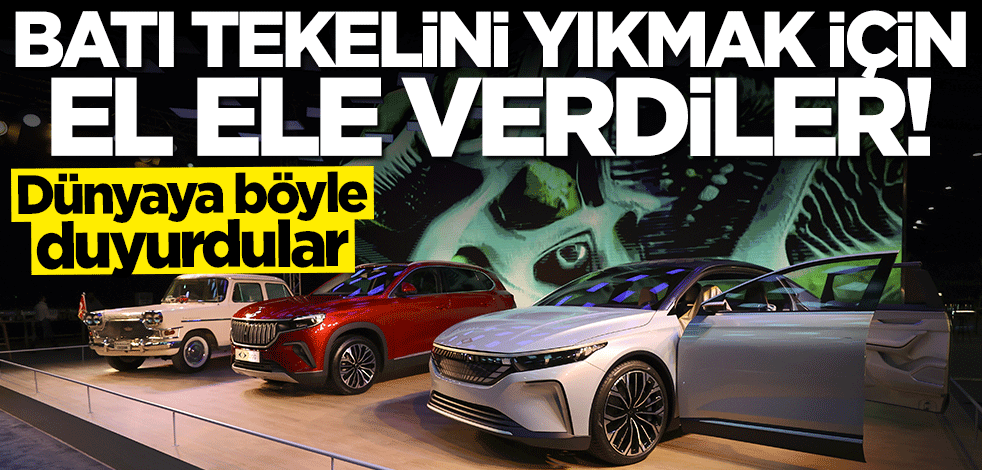 Dünyaya böyle duyurdular: Batı tekelini yıkmak için el ele verdiler