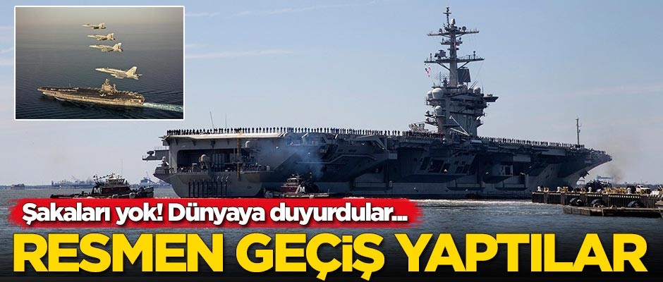 Dünyaya duyurdular! ABD az önce geçiş sağladı