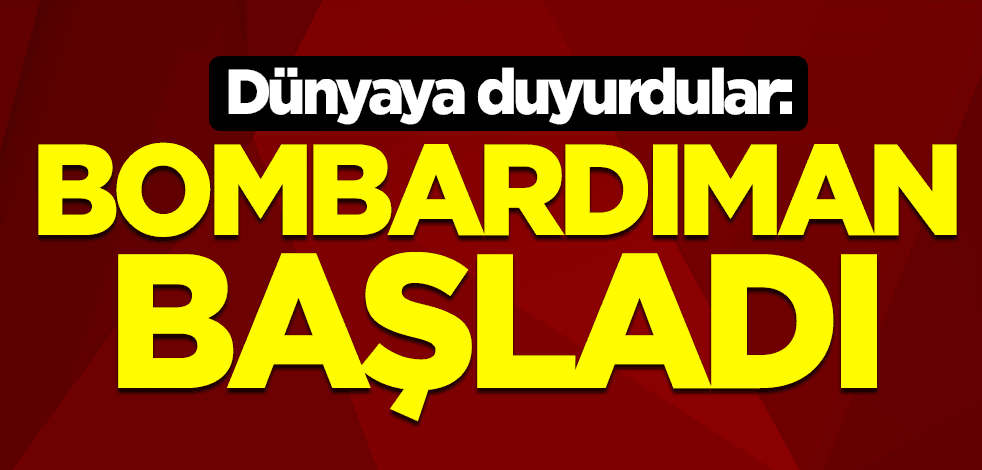 Dünyaya duyurdular: Azerbaycan, Karabağ'a bombardımana başladı