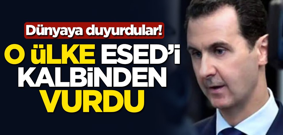 Dünyaya duyurdular! İsrail, Esed'i kalbinden vurdu