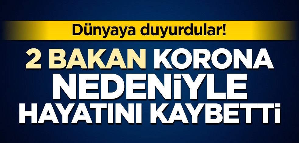 Dünyaya duyurdular! Malavi'de 2 bakan koronavirüs nedeniyle hayatını kaybetti