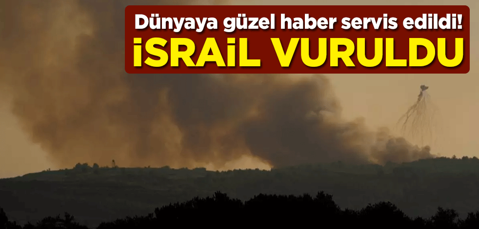 Dünyaya güzel haber servis edildi! Hizbullah İsrail'i vurdu
