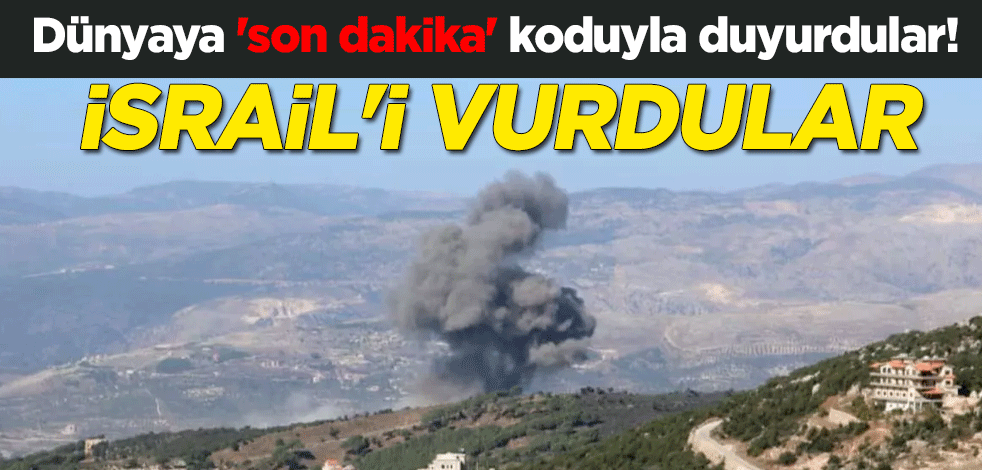 Dünyaya 'son dakika' koduyla duyurdular! Hizbullah, İsrail'e ait askeri noktayı vurdu