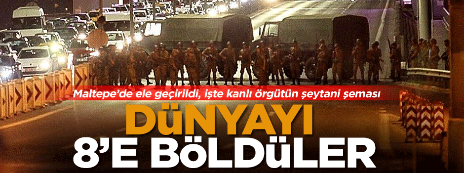 Dünyayı 8’e böldüler, İşte kanlı örgütün şeytani şeması