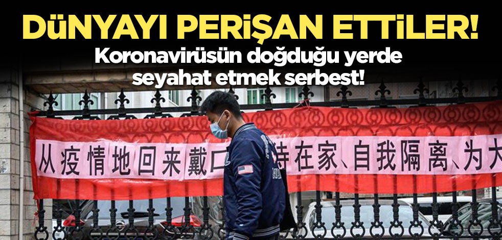 Dünyayı perişan ettiler! Vuhan'da karantina kalktı