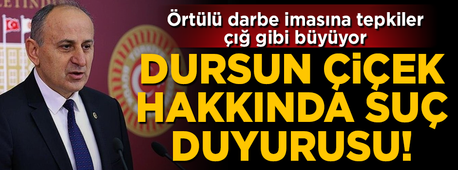 Dursun Çiçek hakkında suç duyurusu! Skandal sözlere tepkiler çığ gibi