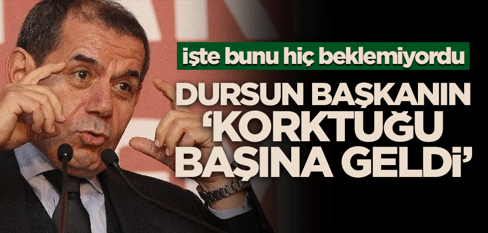 Dursun Özbek’in planı işlemedi