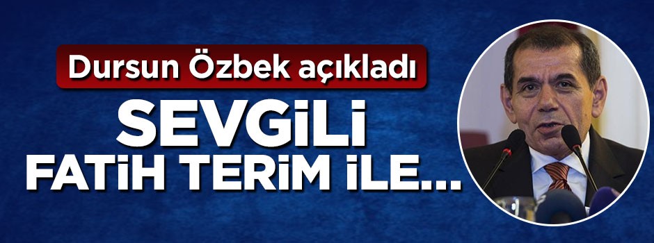 Dursun Özbek'ten Fatih Terim açıklaması