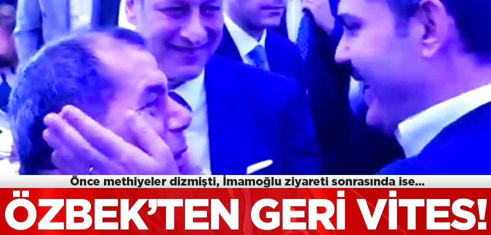 Dursun Özbek'ten tarihi geri vites! Önce Murat Kurum'a methiyeler dizmişti ama İmamoğlu ziyaretinde...