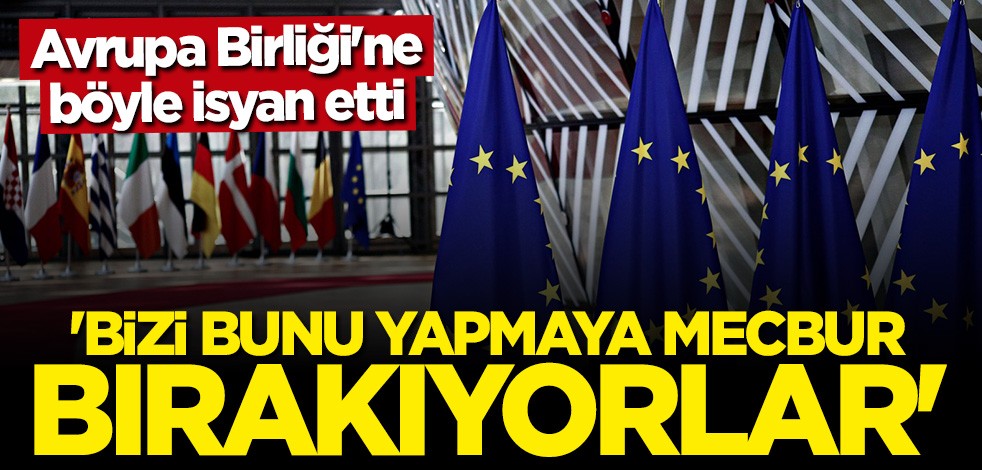 Duruma böyle isyan etti: Bizi Rusya ile görüşmelere itiyorsunuz