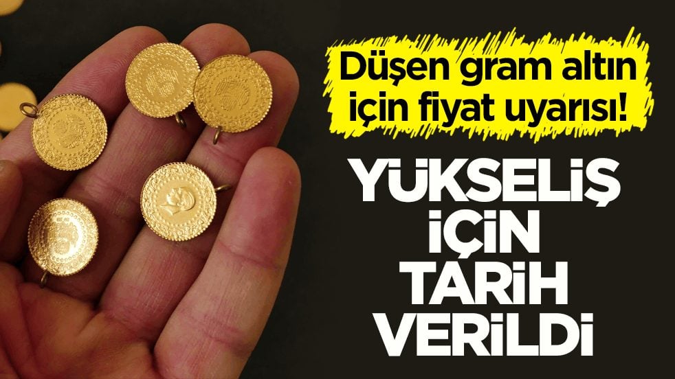 Düşen gram altın için fiyat uyarısı! Yükseliş için tarih verildi