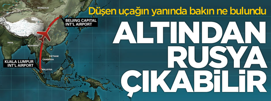 Düşen Maleyza uçağının yanında Rus füzesi parçaları bulundu