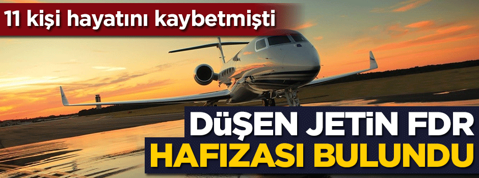 Düşen Türk jetindeki FDR hafızası bulundu