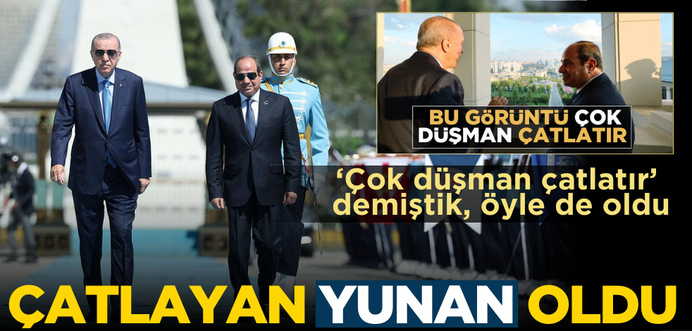 ‘Düşman çatlatan kare’ demiştik… Çatlayan Yunan oldu!