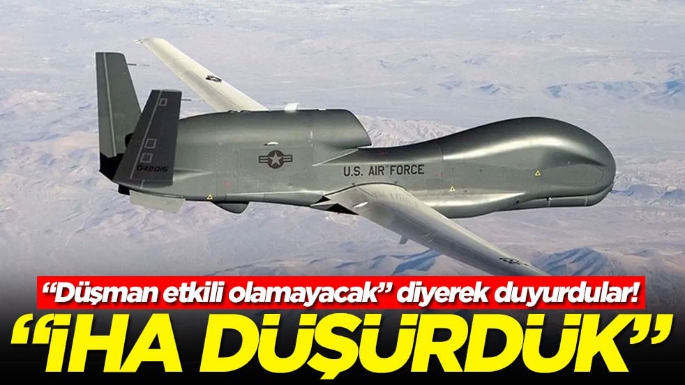 'Düşman etkili olamayacak' diyerek duyurdular 'İHA düşürdük'
