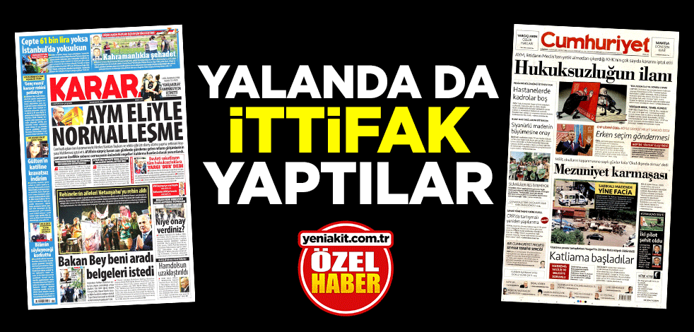 Düşman kardeşler yalanda da müttefik! AYM’nin kararını yanlış anladılar