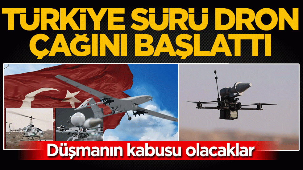 Düşmanın kabusu olacaklar: Türkiye sürü dron çağını başlattı