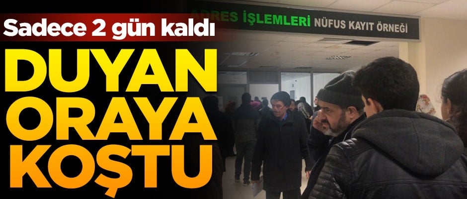 Duyan herkes oraya koştu! Sadece 2 gün kaldı