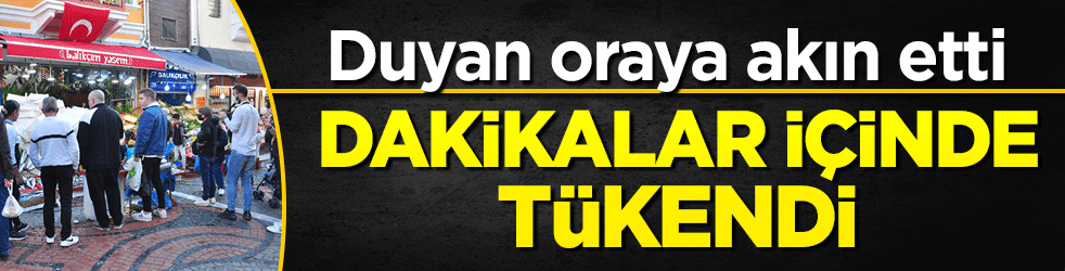 Duyan oraya akın etti! Dakikalar içinde tükendi