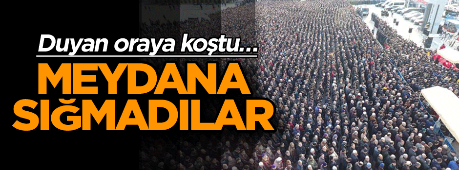 Duyan oraya koştu… Meydana sığmadılar
