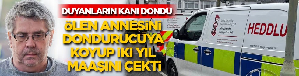 Duyanların kanı dondu: Ölen annesini dondurucuya koyup iki yıl maaşını çekti