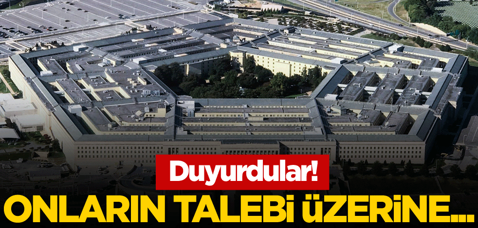Duyurdular! Onların talebi üzerine...