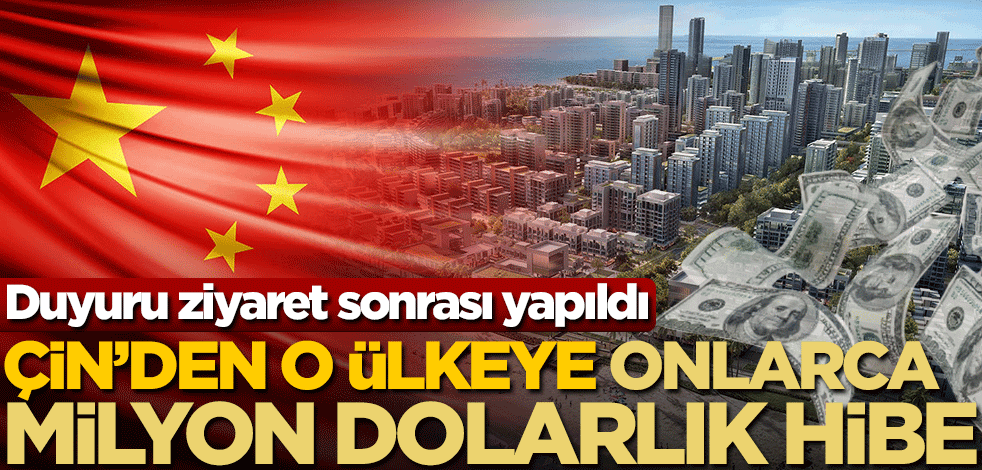 Duyuru ziyaret sonrası yapıldı! Çin’den Sri Lanka'ya onlarca milyon dolarlık hibe
