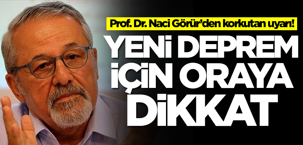 Düzce depremi sonrası Prof. Dr. Naci Görür’den korkutan uyarı! Yeni deprem için oraya dikkat