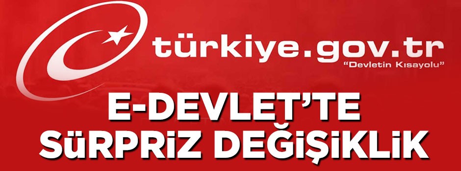 e-Devlet'tin arayüzü değişiyor