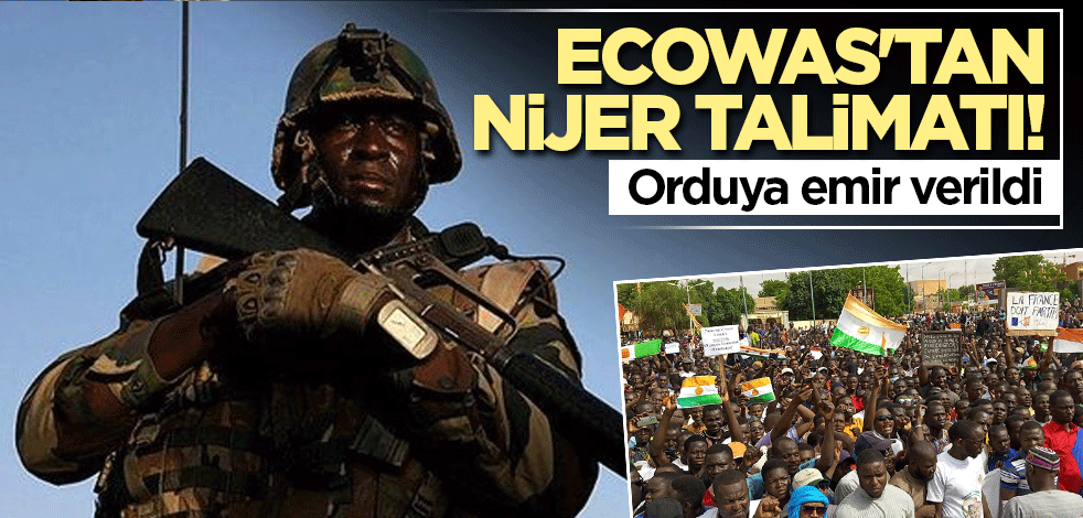 ECOWAS'tan Nijer talimatı! Orduya emir verildi