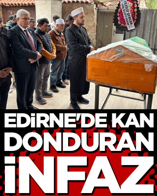 Edirne'de kan donduran infaz! 14 yaşındaki çocuk katili tutuklanarak cezaevine gönderildi!