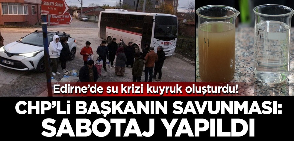 Edirne'de su krizi! Şehrin yüzde 10'una su verilemiyor...