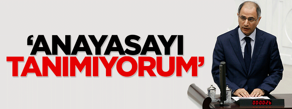 Efkan Ala: Bu anayasayı tanımıyorum