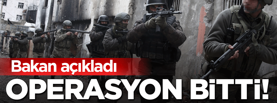 Efkan Ala: Cizre'de operasyon sona erdi