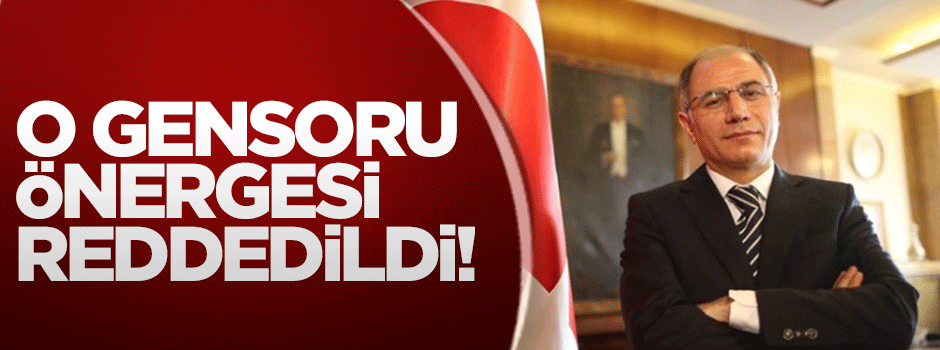 Efkan Ala hakkındaki gensoru önergesi reddedildi