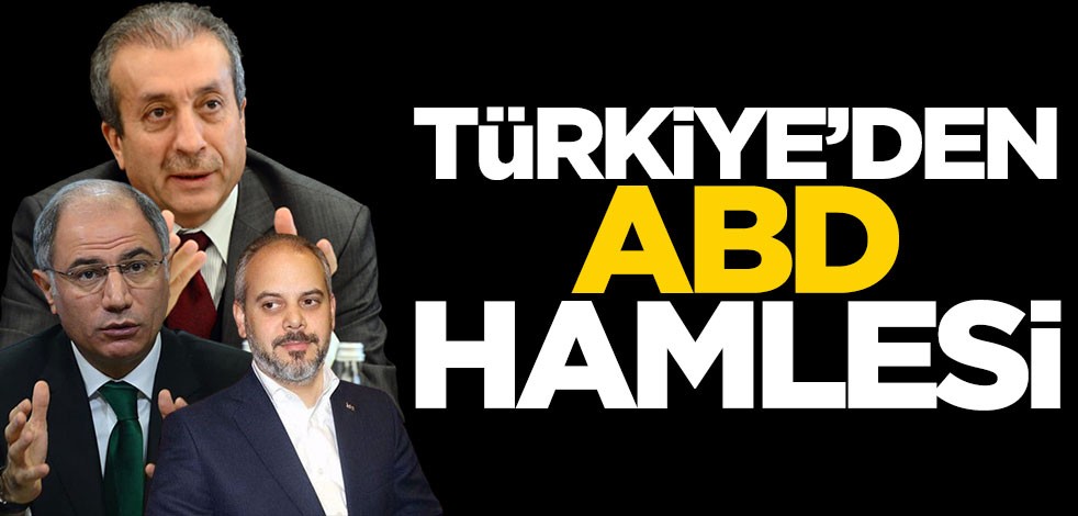 Efkan Ala, Mehdi Eker, Akif Çağatay Kılıç... Türkiye'den ABD hamlesi!