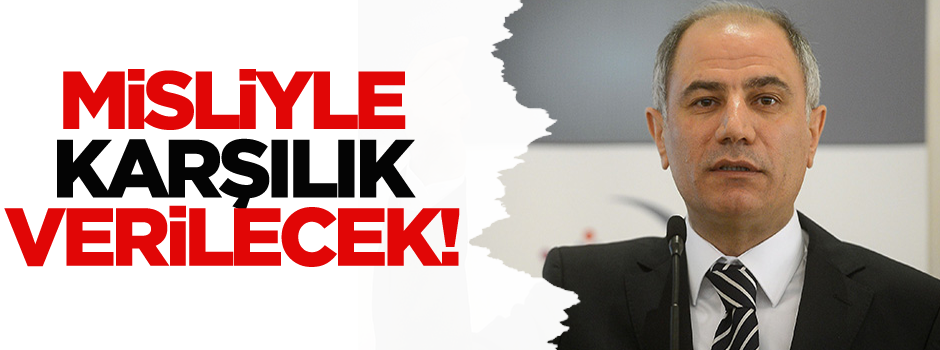 Efkan Ala: 'Şiddet misliyle karşılık bulacaktır'