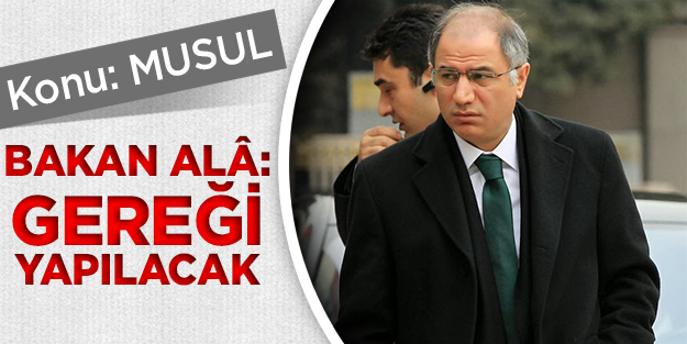 Efkan Ala: Türkiye, üzerine düşeni yapacaktır