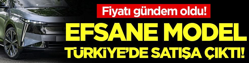 Efsane model Türkiye'de satışa çıktı! Fiyatı çok konuşuldu!