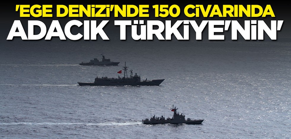 ''Ege Denizi'nde 150 civarında adacık Türkiye'nin''