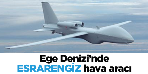 Ege'de esrarengiz hava aracı