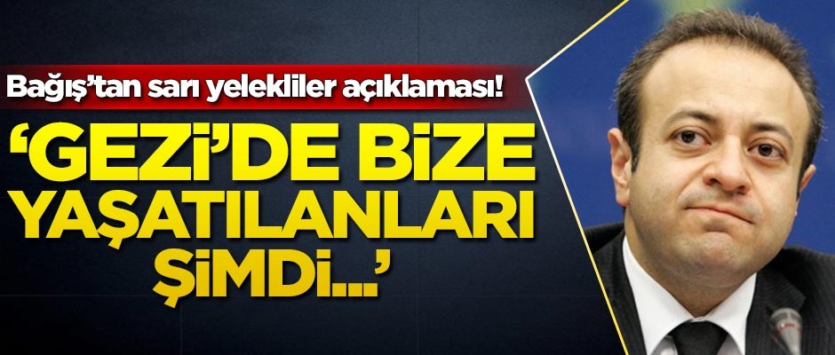 Egemen Bağış: Gezi'de bize yaşatılanları şimdi...