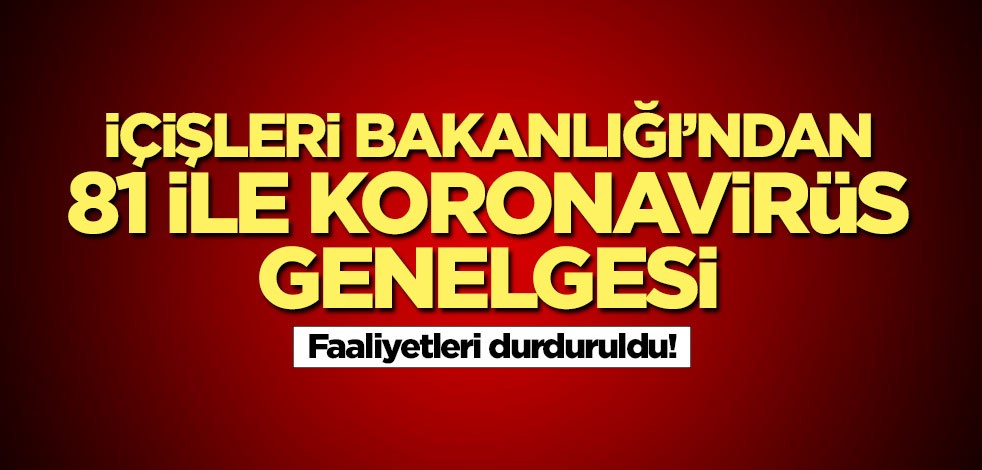 Eğlence yerlerine Koronavirüs yasağı geldi