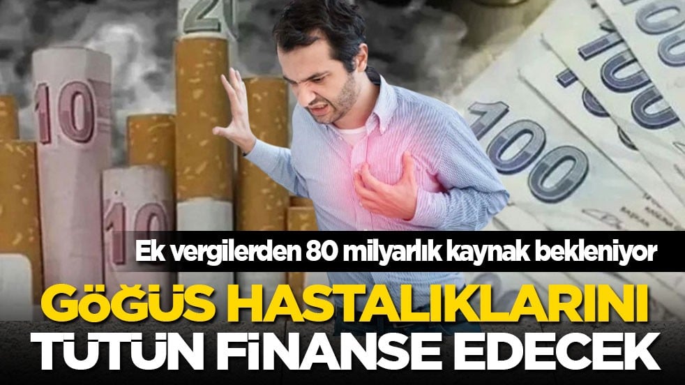 Ek vergilerden yıllık 80 milyarlık kaynak bekleniyor! Göğüs hastalıklarını tütün finanse edecek