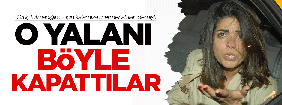 Ekibi, Ceren Moray'ın yalanını böyle kapattı