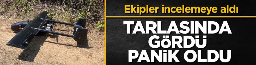 Ekipler incelemeye aldı! Tarlasında gördü panik oldu