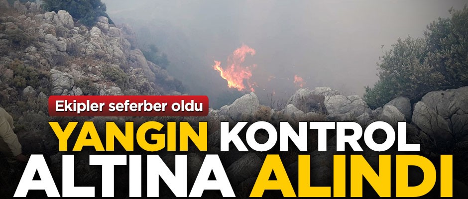 Ekipler seferber oldu! Muğla'daki yangın büyük oranda kontrol altında