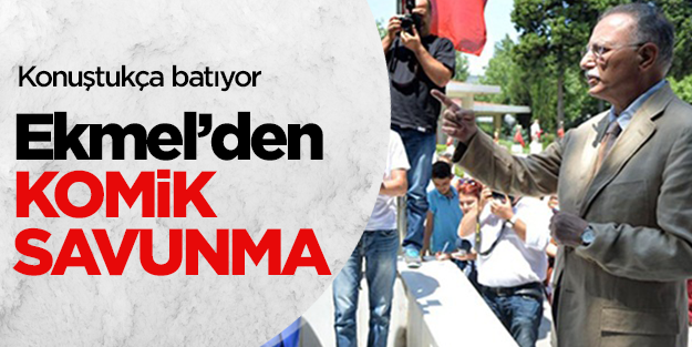 Ekmel'den komik 'İstiklal Marşı' savunması