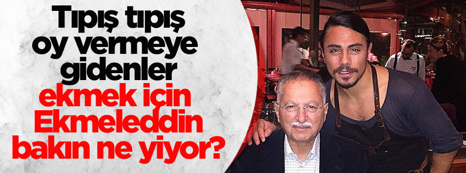 Ekmeleddin İhsanoğlu Nusret'te görüntülendi