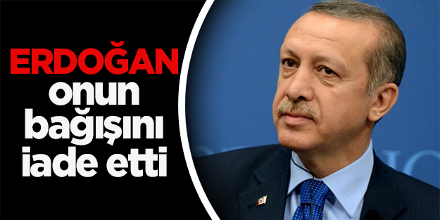 Ekmel'in bağışı iade edildi